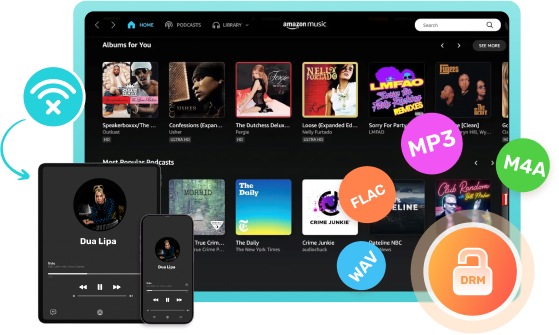 Convert Amazon Prime/Unlimited Music to Major Formats