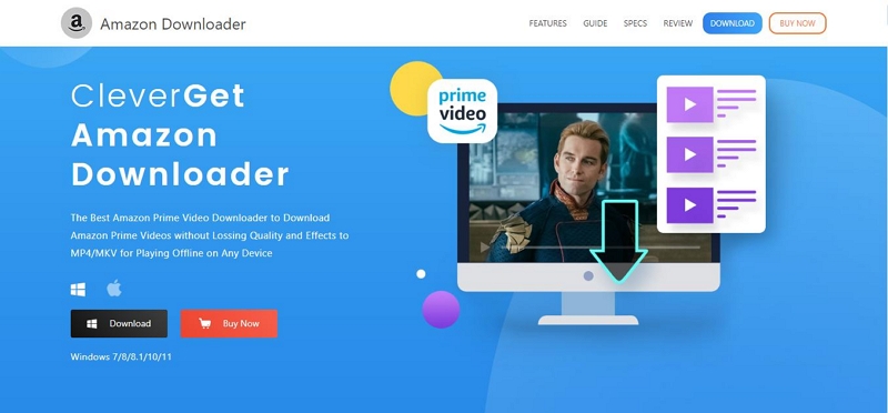 CleverGet Amazon Downloader | 4k video downloader amazon prime