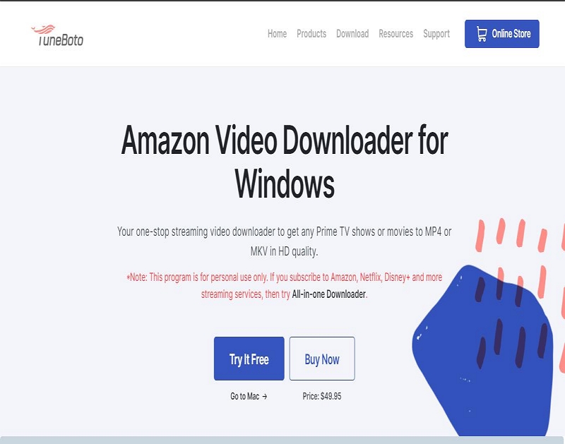 TuneBoto | 4k video downloader amazon prime