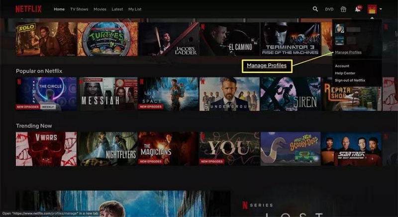 Manage Profiles | how to transfer my netflix profile to another account