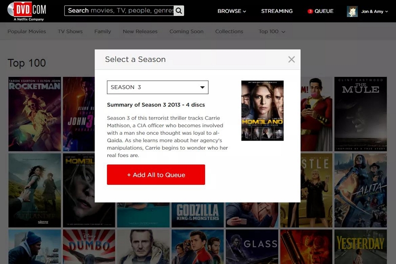 add dvd queue | dvd netflix