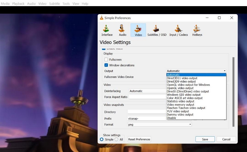 video output module | how to play amazon prime downloaded video in vlc