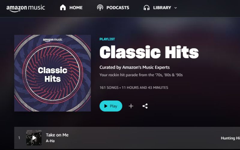 save playlists as HTML | Export Amazon Music Playlist to MP3/CSV/Text/Word