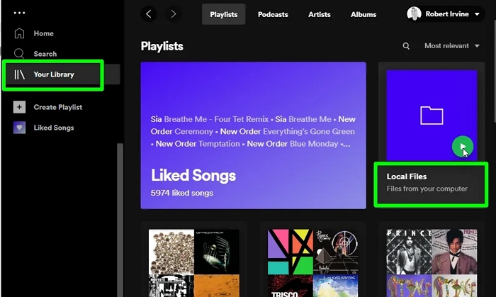 Local Files on Spotify desktop | Export Amazon Music Playlist to MP3/CSV/Text/Word