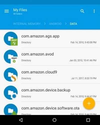 check file location in internal | where are amazon prime video downloads stored