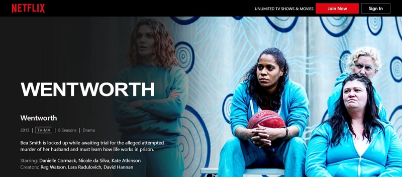 Wentworth | popular prison movies on netflix