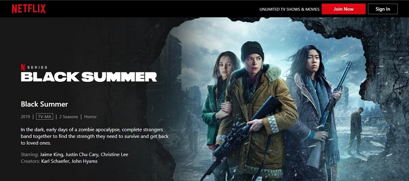 black summer | zombie film on netflix