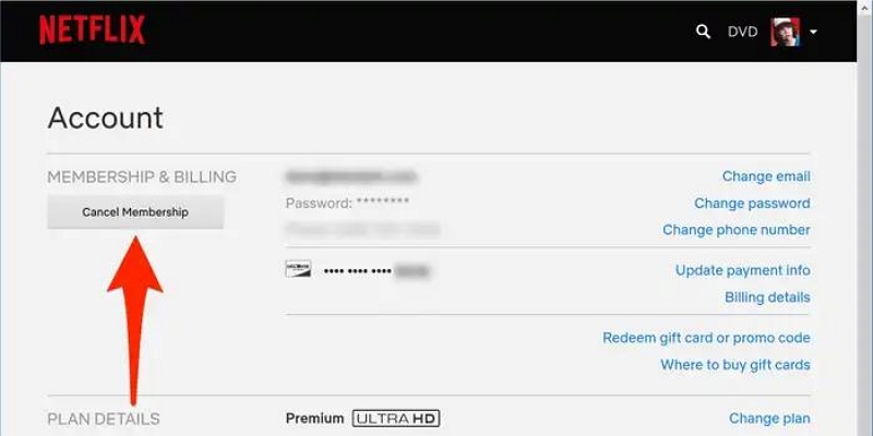 cancel membership | cancel netflix subscription