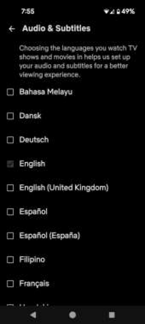 choose your preferred language | how to change language on netflix