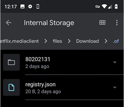 use this path | can you transfer netflix downloads between devices