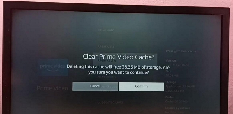 click the confirm button | amazon prime video downloads disappeared