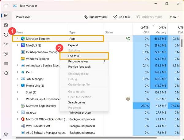 use task manager | how to download movies faster on Netflix