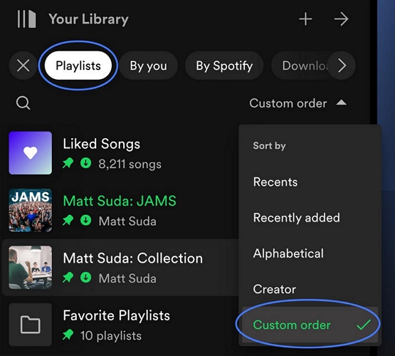 rearrange Spotify playlists on computer | Reorder Spotify Playlists