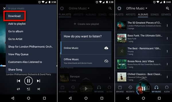 download Amazon Music albums Android | Download Albums from Amazon Music