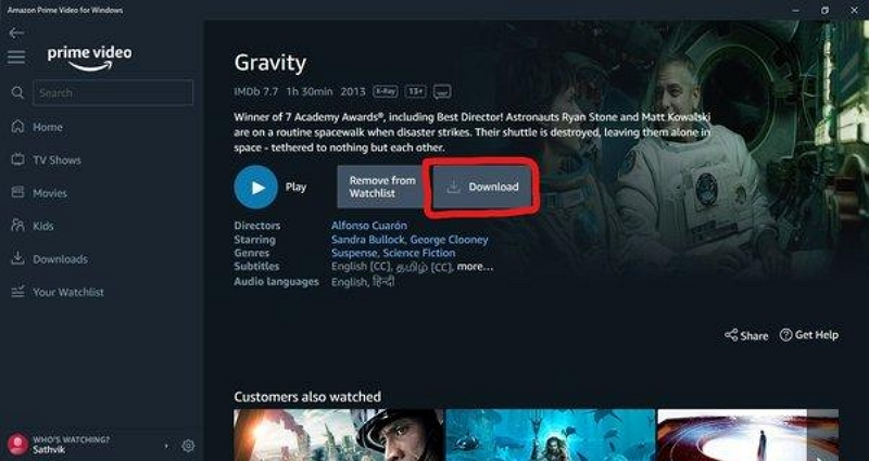 open to the detailed page | amazon prime videos downloaden mac