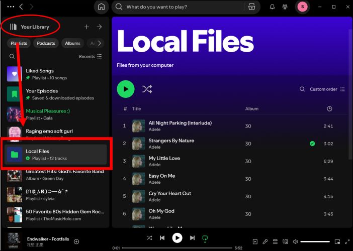 turn on Local Files | Download Local Files on Spotify