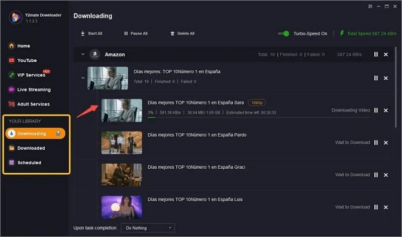 start downloading the movies | y2mate amazon prime video downloader