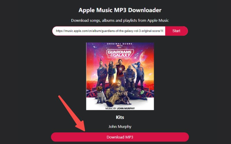 tap Download MP3 | Download Apple Music Playlists to MP3