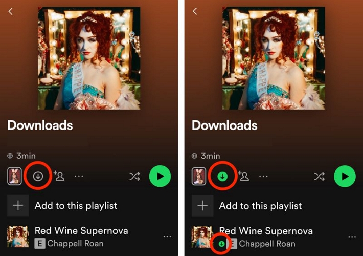 tap Download | Download Songs on Spotify on iPhone