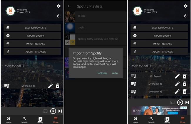 select Import Spotify | Download Spotify Music to MP3 on Android Without Premium