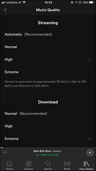 select Music Quality | Download Spotify Songs to MP3 320 Kbps