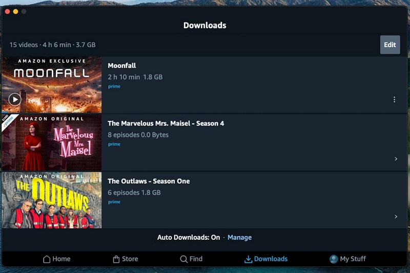 open your video library | amazon prime video downloads disappeared