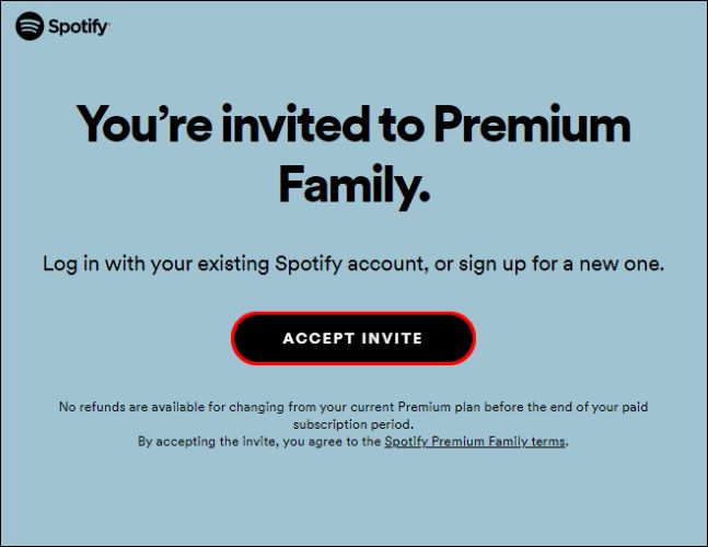 click Accept Invite | Get Spotify Premium for Free