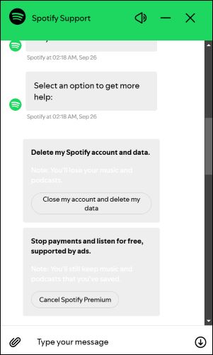 select Cancel Spotify Premium | Cancel Spotify Premium Subscription