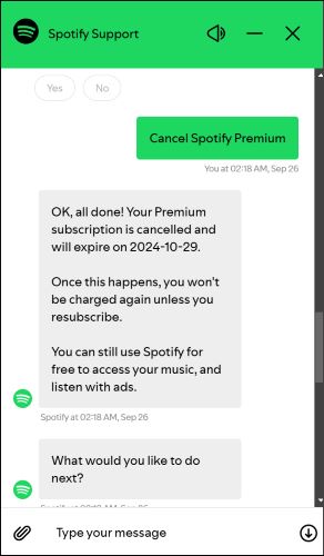 suspend Spotify subscription | Cancel Spotify Premium Subscription