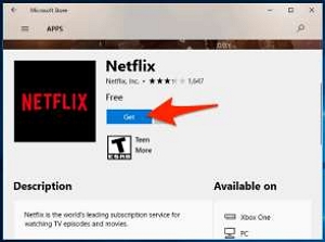 microsoft store | netflix download