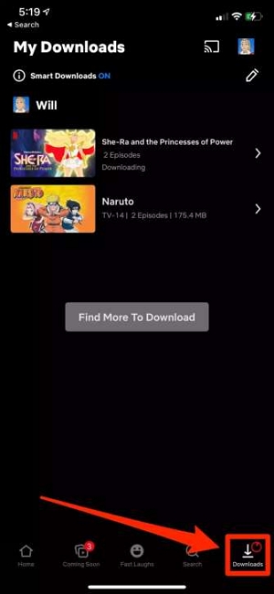 finding netflix downloads on iphone ipad | where are netflix downloads stored