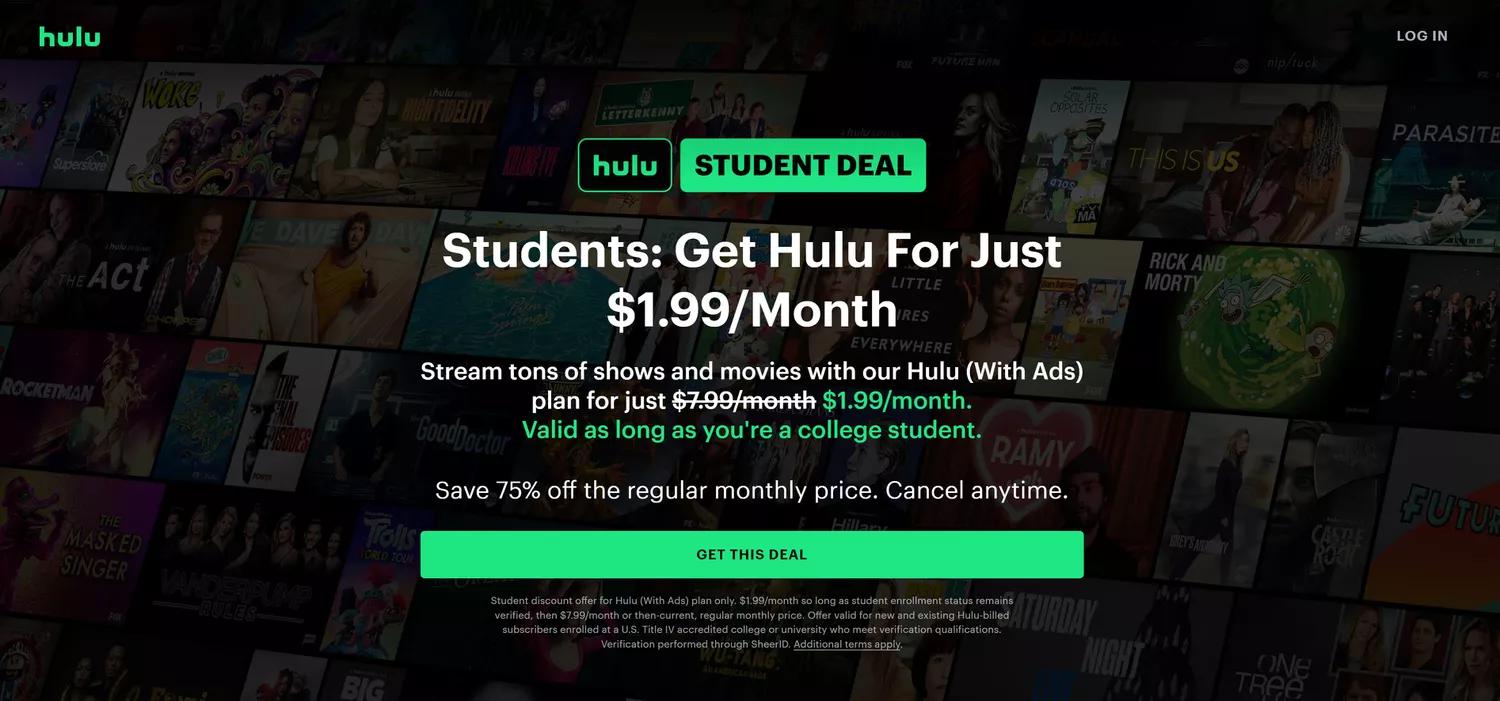 click Get This Deal | Get a Free Hulu Subscription with Spotify