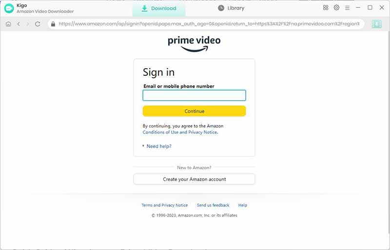 Amazon Prime Video Downloader software | kigo amazon prime video downloader