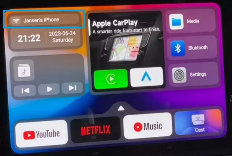 MMB device | how to watch netflix on apple carplay