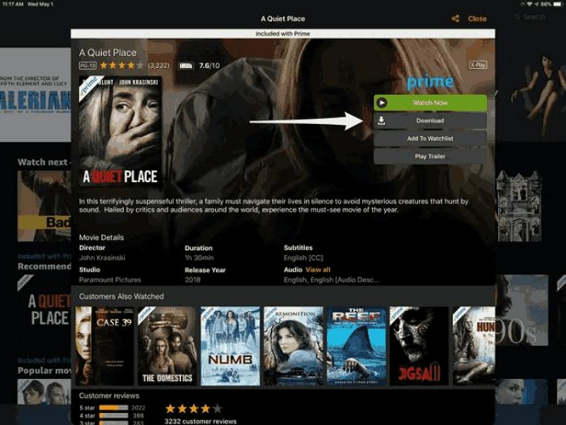 select a video to download | how to download videos on amazon fire