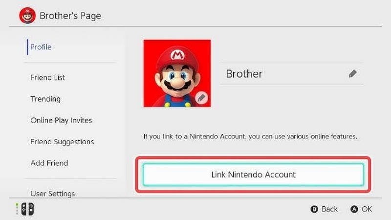 select a Nintendo account | can you watch netflix on nintendo switch