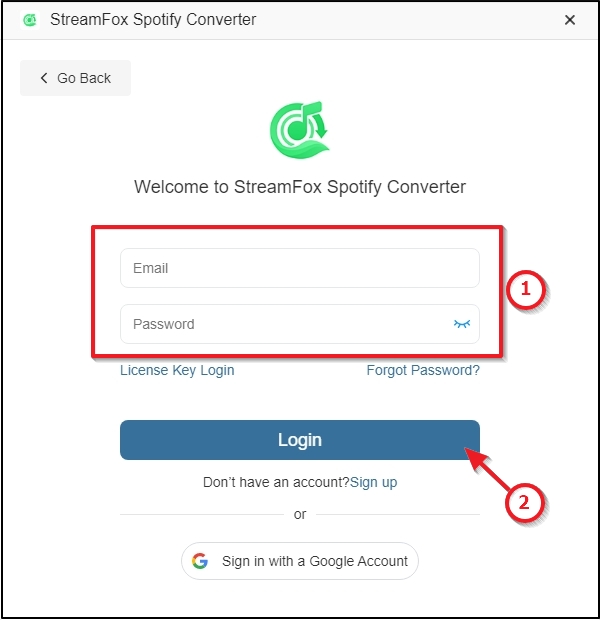 login StreamFox Spotify with password | Unlock iPad Without Password