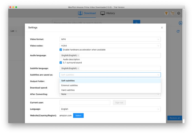 video quality settings | amazon prime video downloader