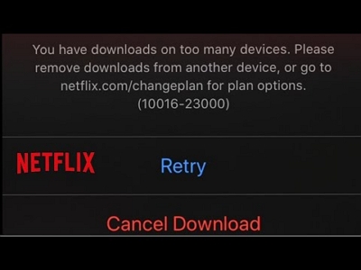 too many devices | netflix download limit