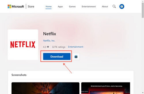 install the Netflix app | how to download netflix episodes on laptop