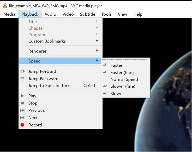 playback for speed  | how to play amazon prime downloaded video in vlc