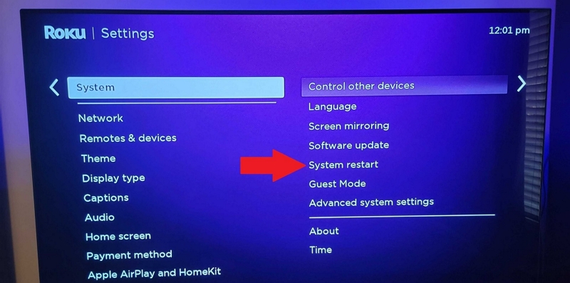 System Restart | netflix keeps crashing on roku tv