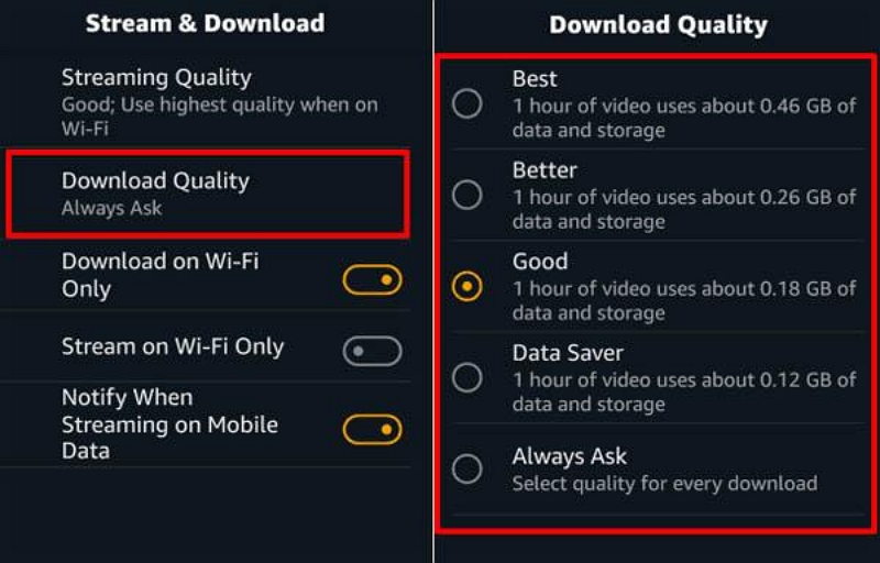 higher quality | amazon prime video download iphone