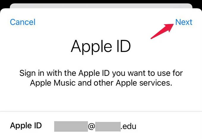 sign in Apple Music | Share Apple Music Library