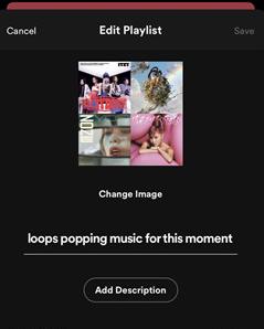 save playlist modifications | Edit Playlists on Spotify