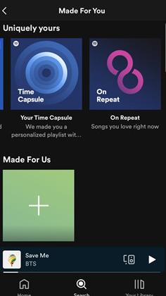 select On Repeat Spotify mobile | Find and Save Spotify On Repeat Playlist