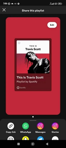 select Copy link to playlist | Best Spotify Playlist Converters