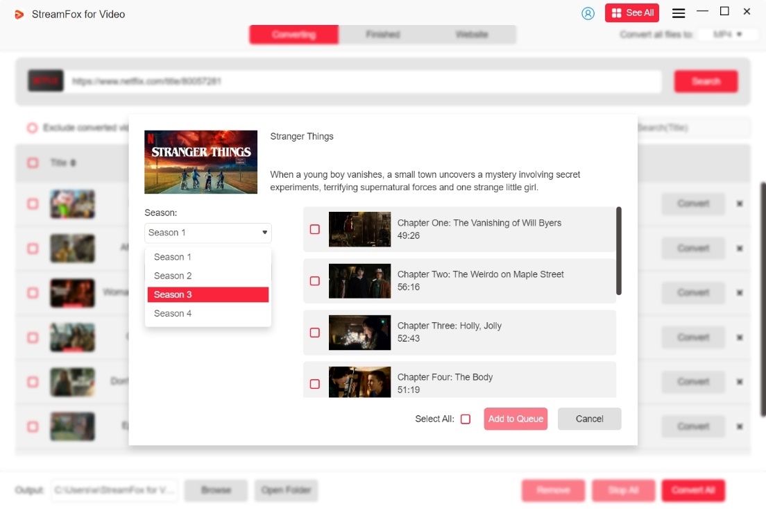 add to your download list | streamfox for video user guide