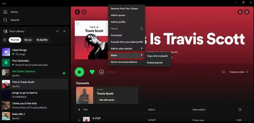 tap Copy Song Link | Best Spotify Playlist Converters