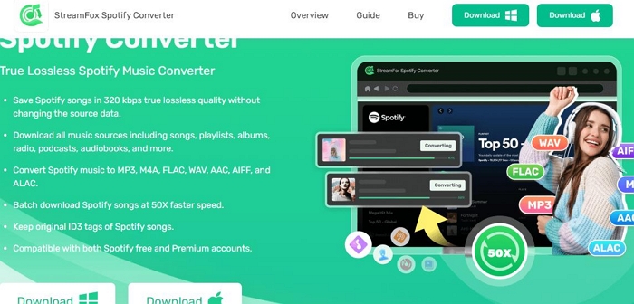 download StreamFox Spotify Converter | Transfer Spotify Songs or Playlists to Tidal